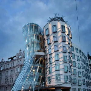 Dancing House (Fred and Ginger Building), by Frank Gehry built in 1996