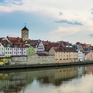 Heritage Sites Jigsaw Puzzle Collection: Old town of Regensburg with Stadtamhof