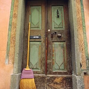 Doors and broom