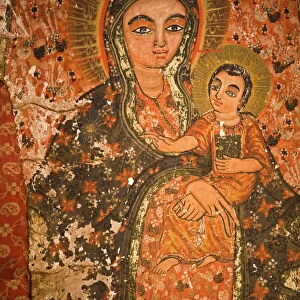 Early 12th Century Frescoes in Bet Maryam, St. Marys Church, Lalibela