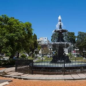 Fountain in the center of Parana, Entre Rios, Argentina, South America