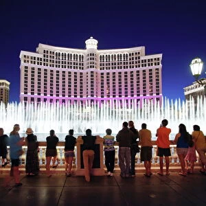 Fountains of Bellagio, Bellagio Resort and Casino, Las Vegas, Nevada, United States of America, North America