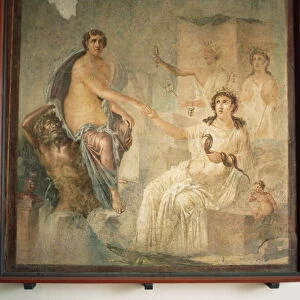 Fresco from Pompeii of Lo received by Isis at Canopus, Archaeological Museum