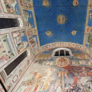 Giotto frescoes in the Scrovegni Chapel (Cappella degli Scrovegni), a church in Padua