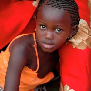 Hair braiding, Dakar, Senegal, West Africa, Africa