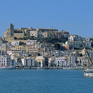 The harbour and Ibiza Town