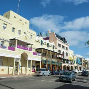 Historical Seafront Print of Hamilton, Bermuda Historical Seafront Print of Hamilton, Bermuda