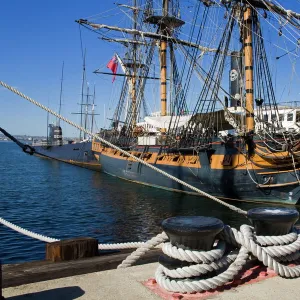 HMS Surprise at the Maritime Museum, Embarcadero, San Diego, California