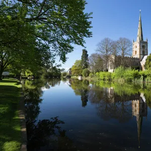 Holy Trinity Church on the River Avon, Stratford-upon-Avon, Warwickshire, England