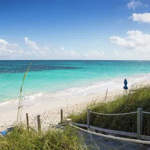 Hope Town Beach, Hope Town, Elbow Cay, Abaco Islands, Bahamas, West Indies, Central