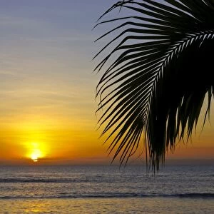 Idyllic sunset on the island of Ile Sainte Marie, Madagascar, Indian Ocean, Africa