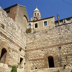 Inner Square of Diocletians Palace, UNESCO World Heritage Site, at Split