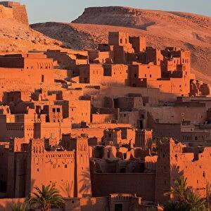 Morocco Heritage Sites Pillow Collection: Ksar of Ait-Ben-Haddou