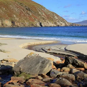 Keem Beach on Achill Island, County Mayo, Connaught (Connacht), Republic of Ireland, Europe