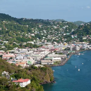 Saint Vincent and the Grenadines Framed Print Collection: Kingstown