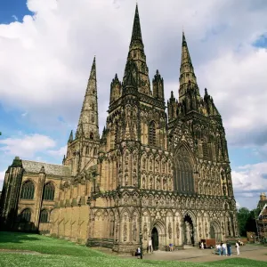 Lichfield Cathedral Print Lichfield Cathedral Print