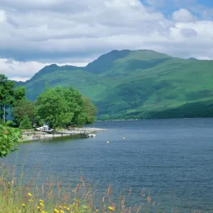 Loch Lomond and Ben Lomond from north of Luss