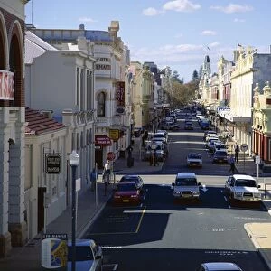 Looking down Main Street towards Town Hall, Fremantle, Western Australia