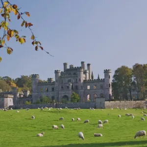 Lowther Castle, commisioned by the 5th Earl of Lonsdale, built on the site of mansions dating back to Edward I, Cumbria, England, United