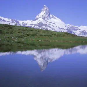 The Matterhorn reflected in Lake Leisse