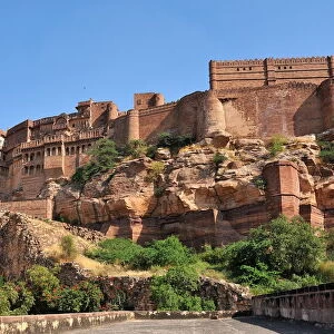 The Mehrangarh Fort of Jodhpur, Rajasthan, India, Asia