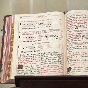 Missal in Jerez Cathedral, Andalucia, Spain, Europe