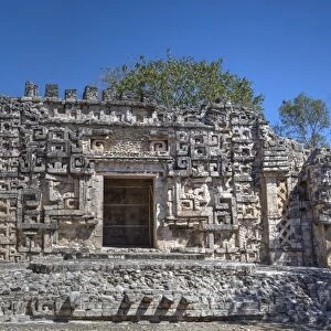 Monster Mouth Doorway, Structure II, Hochob, Mayan archaeological site, Chenes style
