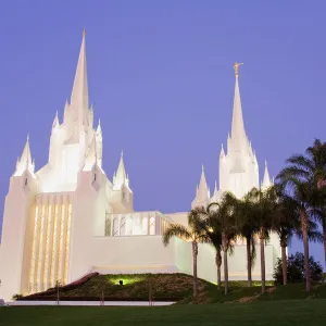 Mormon Temple in La Jolla, San Diego County, California, United States of America