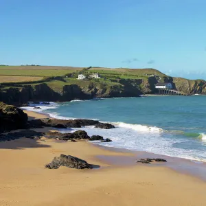 Mother Iveys Bay, Cornwall, England, United Kingdom, Europe