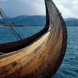 Historic Pillow Collection: Viking ships and weaponry