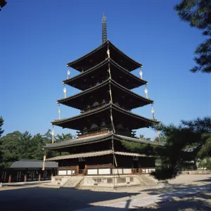 Japan Heritage Sites Mouse Mat Collection: Buddhist Monuments in the Horyu-ji Area