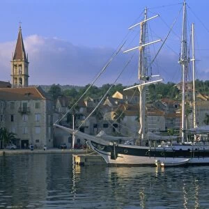 Port of Milna, Brac Island, Dalmatia, Dalmatian coast, Adriatic, Croatia, Europe