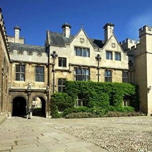 Front Quad, Merton College, Oxford University, Oxford, Oxfordshire, England