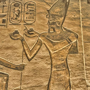 Ramses II, Reliefs, Temple of Hathor and Nefertari, UNESCO World Heritage Site