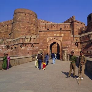 Red Fort, built by Akbar in 1565 and finished by Aurangzeb