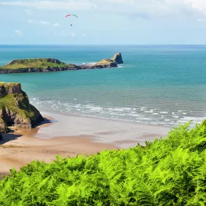 Rhossili Bay, Gower Peninsula, Wales, United Kingdom, Europe