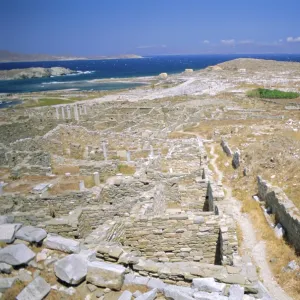 Ruins on the holy island of Delos