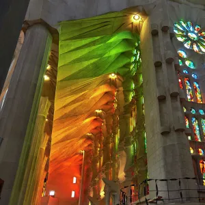 Sagrada Familia, UNESCO World Heritage Site, Barcelona, Catalonia, Spain, Europe