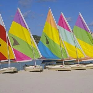Sail boats on the beach, St