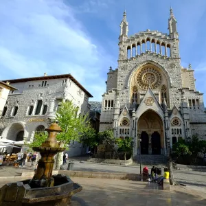 Sant Bartomeu Church, Soller, Majorca, Balearic Islands, Spain, Europe