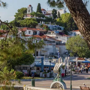 Seafront, Skiathos, Sporades, Greek Islands, Greece, Europe