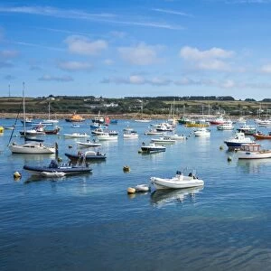 Small boat harbour, St. Marys, Isles of Scilly, England, United Kingdom, Europe