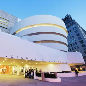 Solomon R. Guggenheim Museum, built in 1959, designed by Frank Lloyd Wright