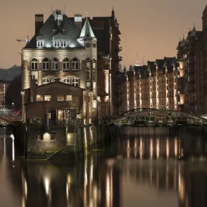 Heritage Sites Collection: Speicherstadt and Kontorhaus District with Chilehaus