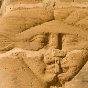 The standing columns of the temple of the goddess Mut at Jebel Barkal, UNESCO World Heritage Site