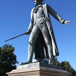 Statue of Colonel William Prescott, Bunker Hill, Charlestown, Boston, Massachusetts