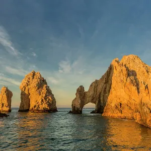 Sunrise at Lands End, Cabo San Lucas, Baja California Sur, Gulf of California, Mexico, North America