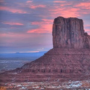 Sunrise, West Mitten Butte, Monument Valley Navajo Tribal Park, Utah, United States of America