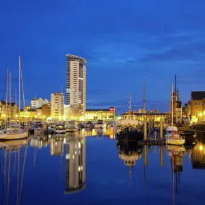 Swansea Marina, Swansea, West Glamorgan, South Wales, Wales, United Kingdom, Europe