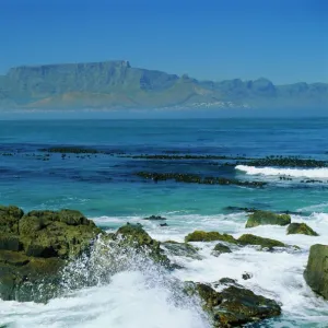 Table Mountain viewed from Robben Island